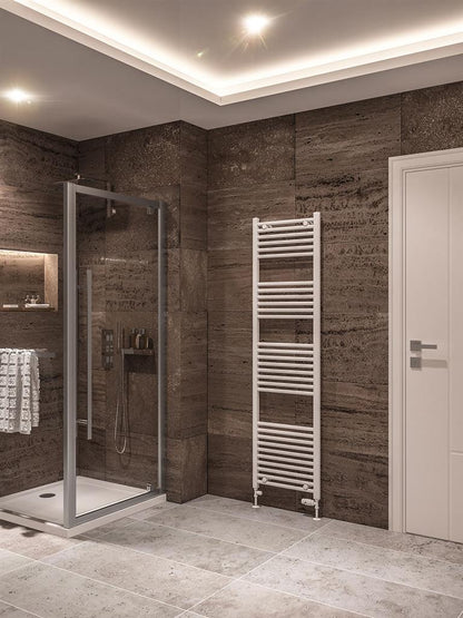 Eastbrook Wingrave Electric Straight Gloss White Towel Rail 1800mm x 500mm 89.0122-ELE