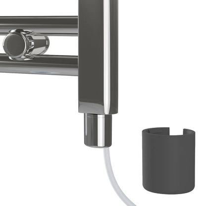 Eastbrook Wingrave Electric Straight Matt Anthracite Towel Rail 600mm x 1200mm 89.1446-ELE-8.018-8.029