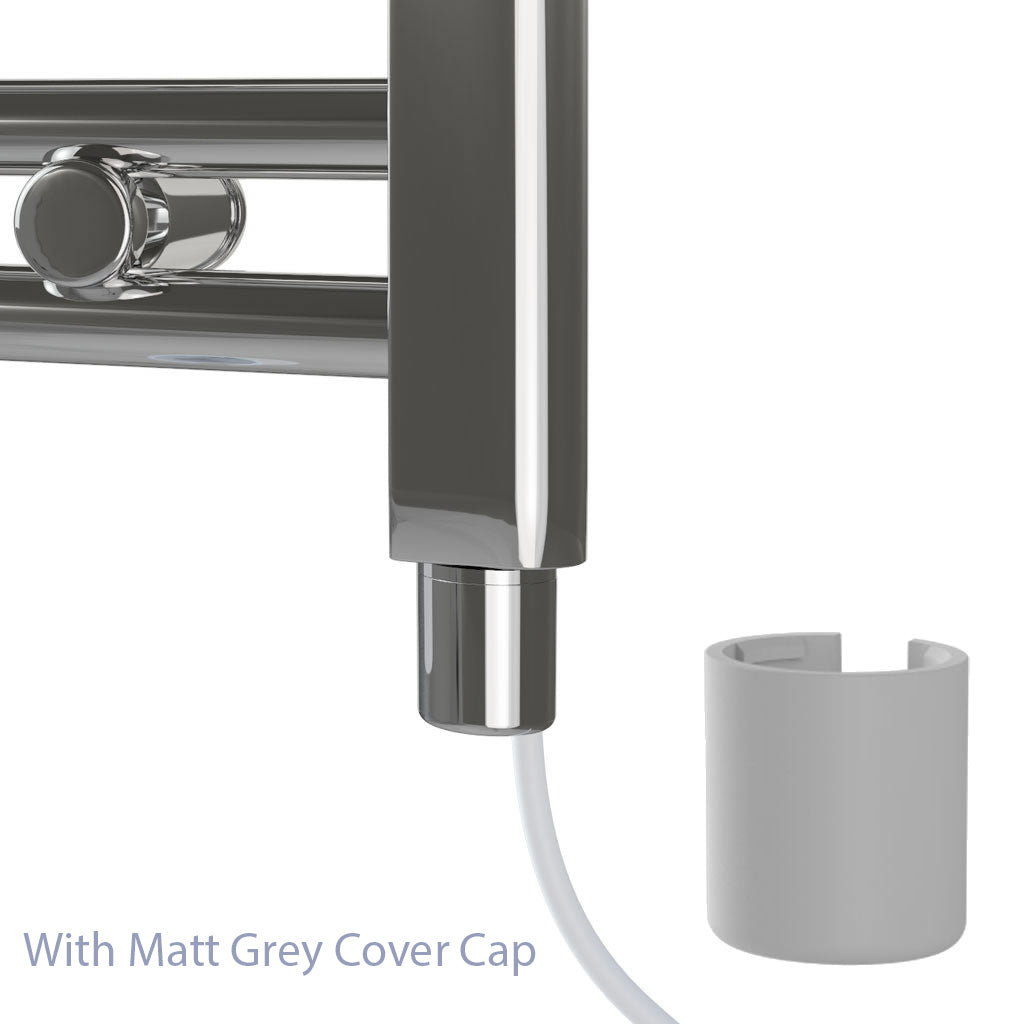 Eastbrook Wingrave Electric Straight Matt Grey Towel Rail 1600mm x 500mm 89.1433-ELE-8.019-8.027