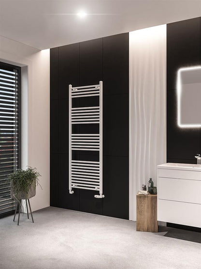Eastbrook Wingrave Electric Straight Matt White Towel Rail 1600mm x 600mm 89.0066-ELE
